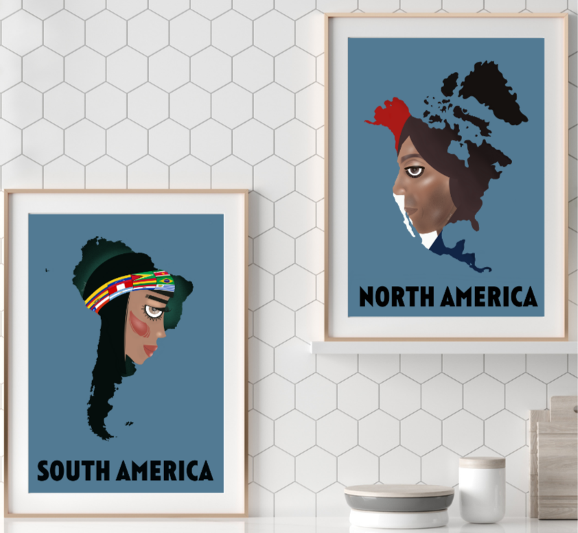 Face of South America