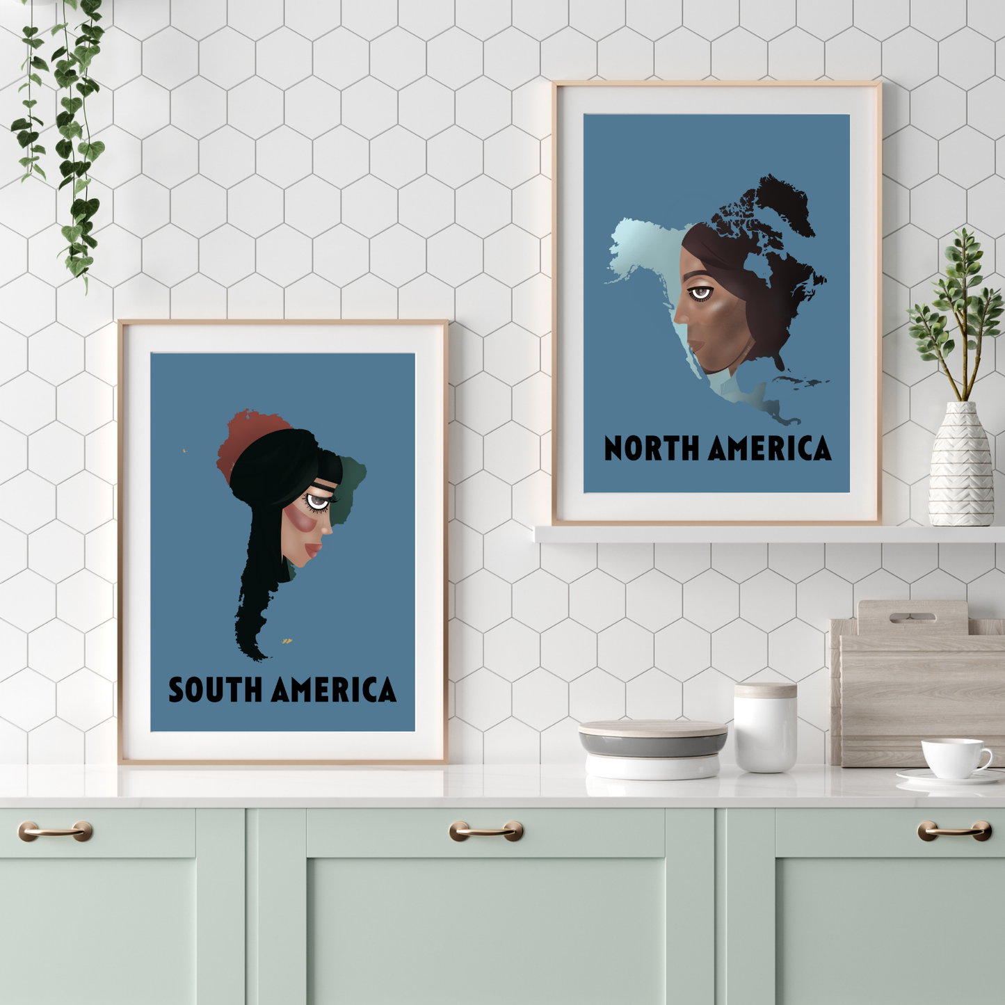 Face of South America