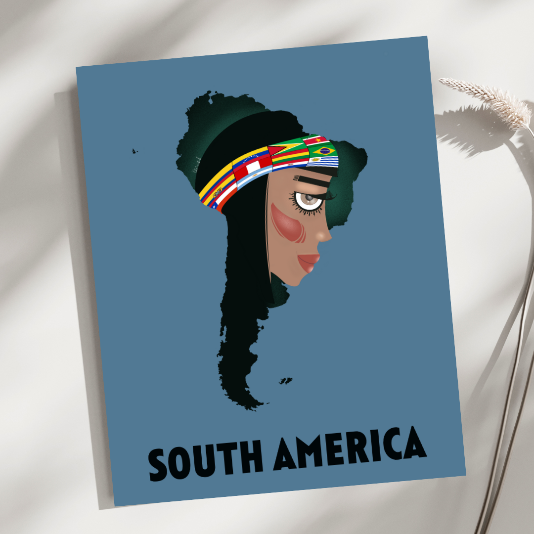 Face Of South America