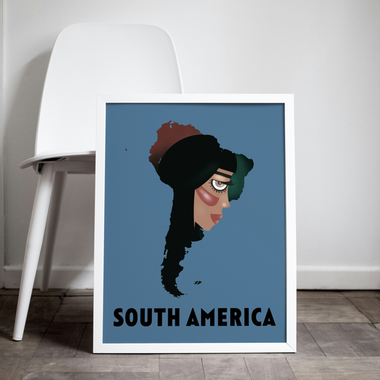 Face of South America