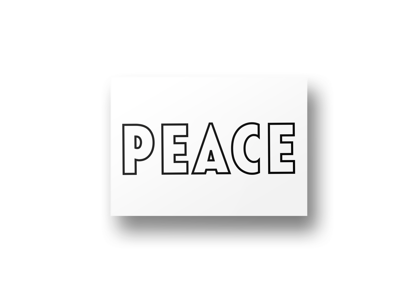 PEACE — (Outline)