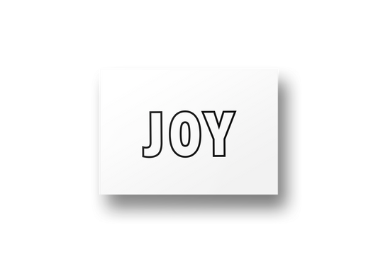 JOY — (Outline)