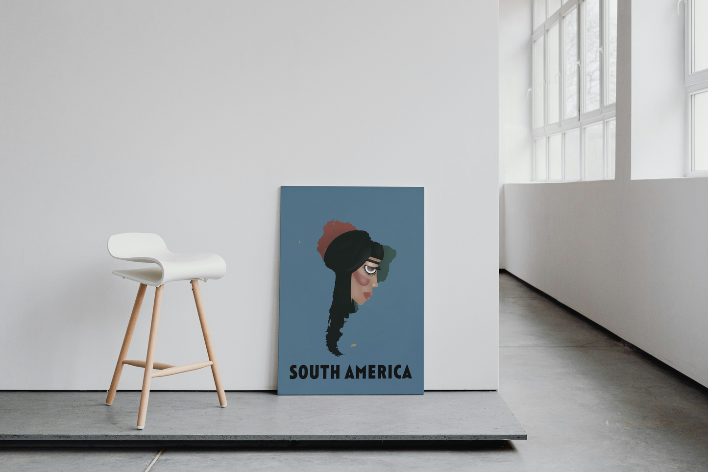 Face of South America